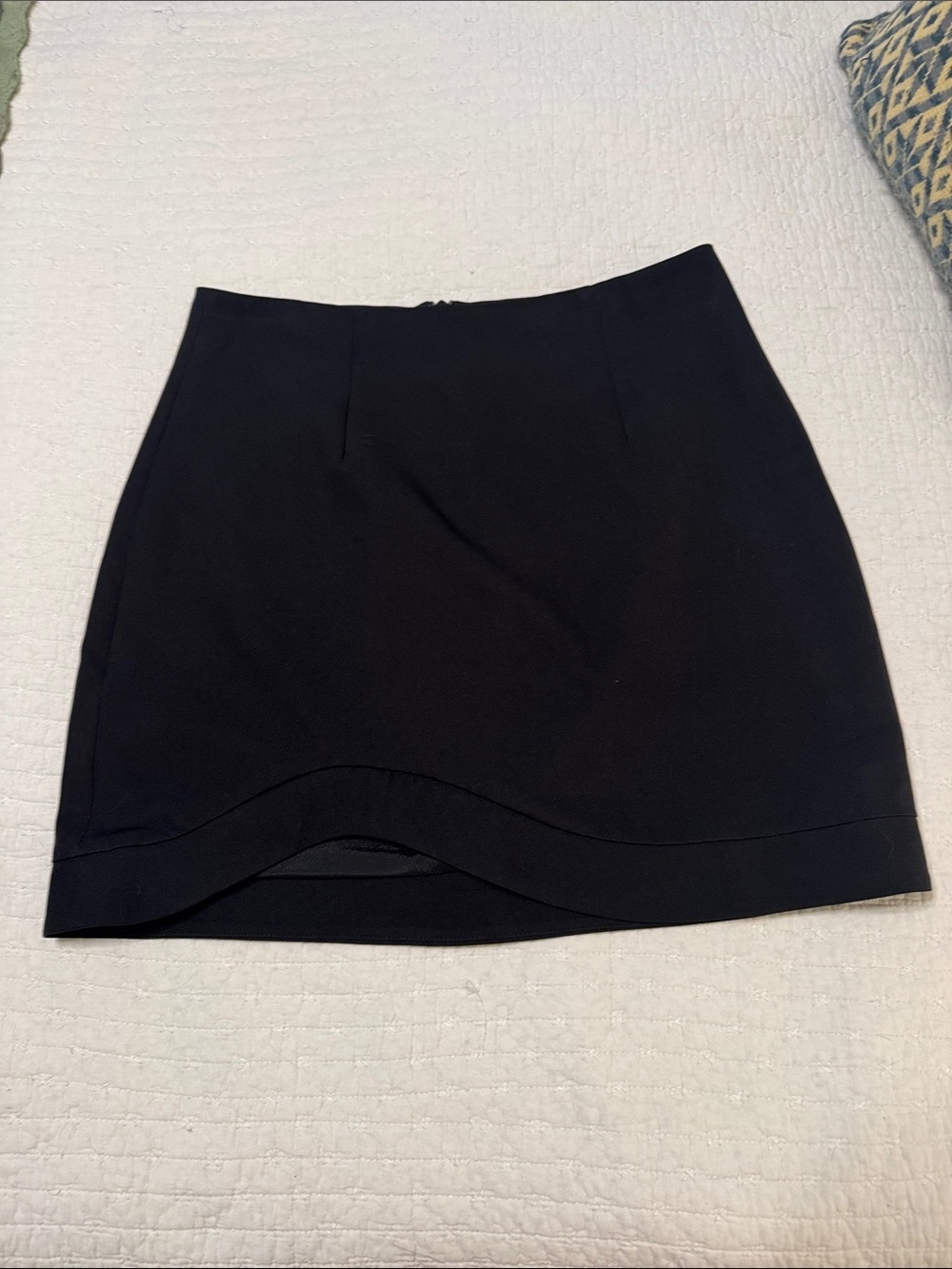 Minnie & co Black Women's Ponte Mini Skirt